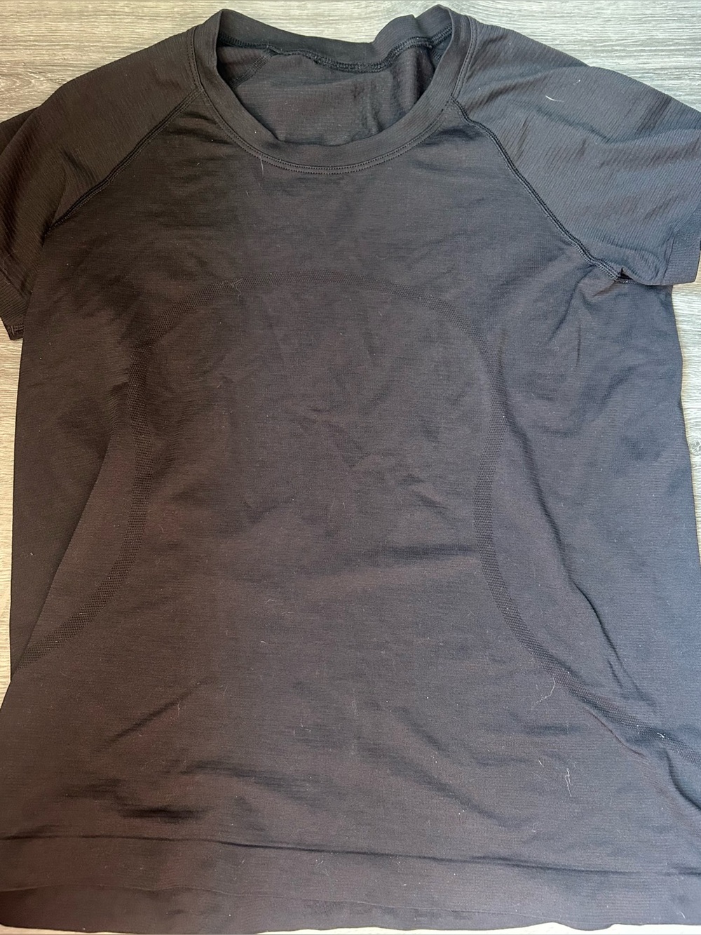 lululemon athletica Black Short Sleeve Crewneck Tee